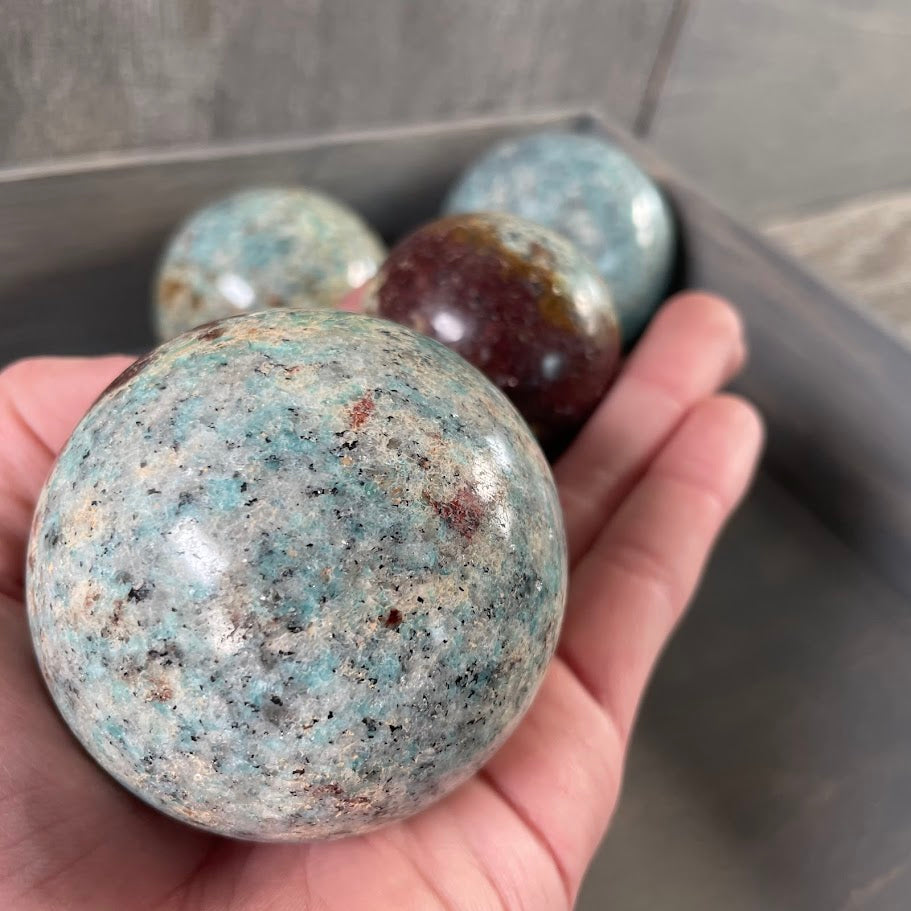 Brazilian gemstone spheres