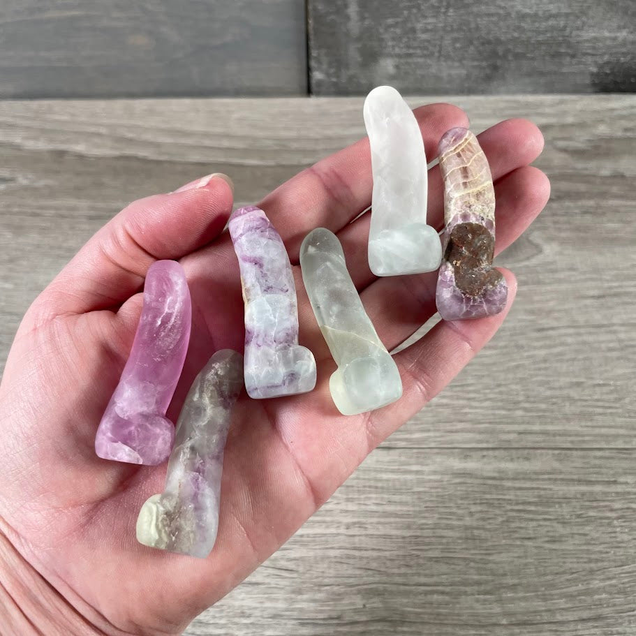Fluorite Phallic Carving – Crystal Figurine for Retail