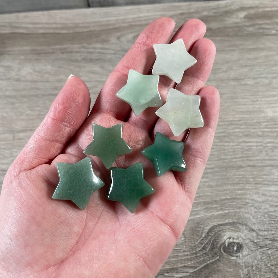 1-Inch Gemstone Star Shapes – Bulk Crystals for Gifts