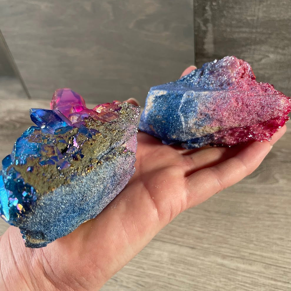 Bulk Quartz Color Clusters – 2 lb Wholesale Lot | Clusters for Resale, Healing & Display