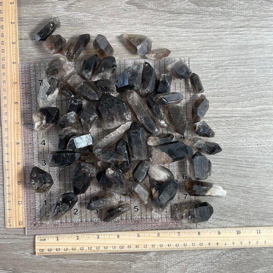 Smoky Quartz raw points for metaphysical shops