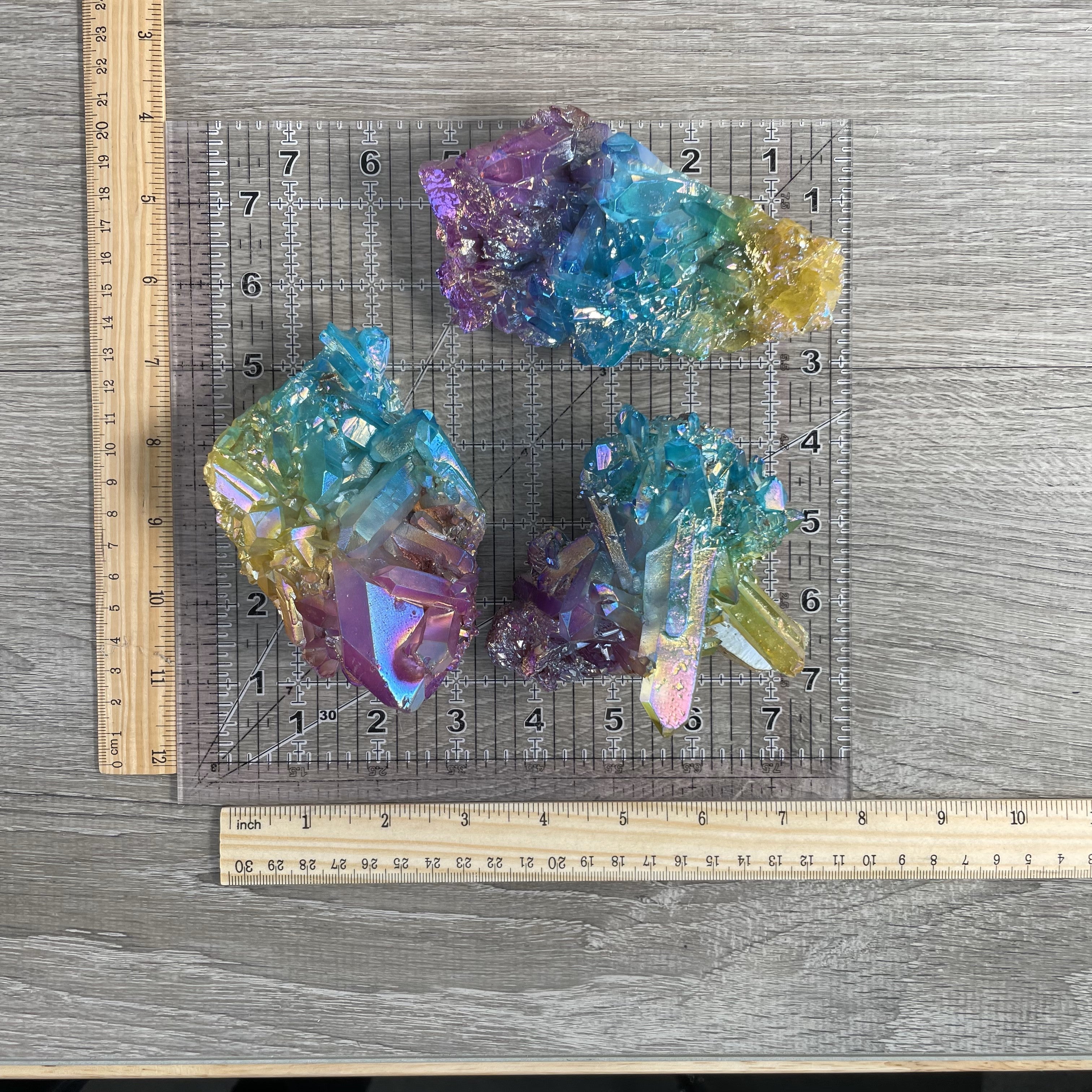Bulk Quartz Color Clusters – 2 lb Wholesale Lot | Clusters for Resale, Healing & Display