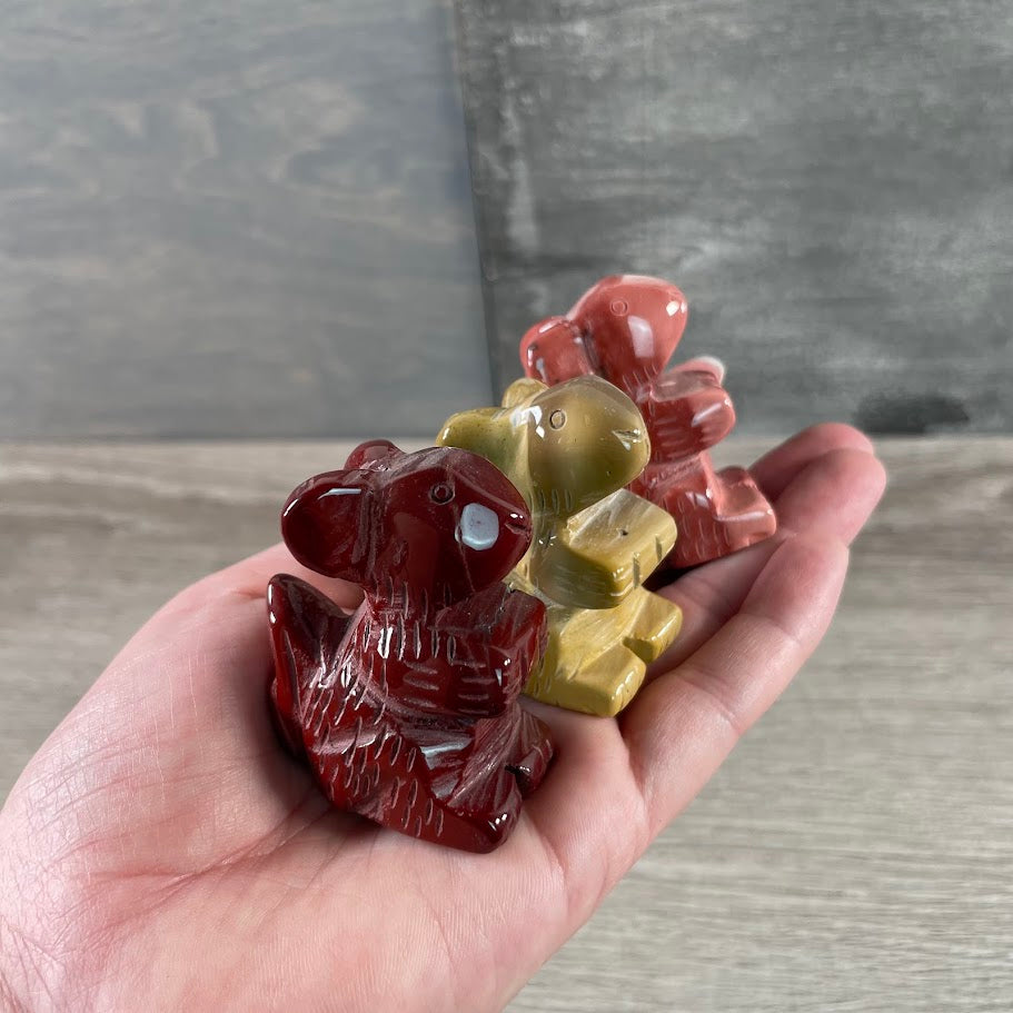 Chipmunk Figurine – Stone Animal Decor for Gift Shops