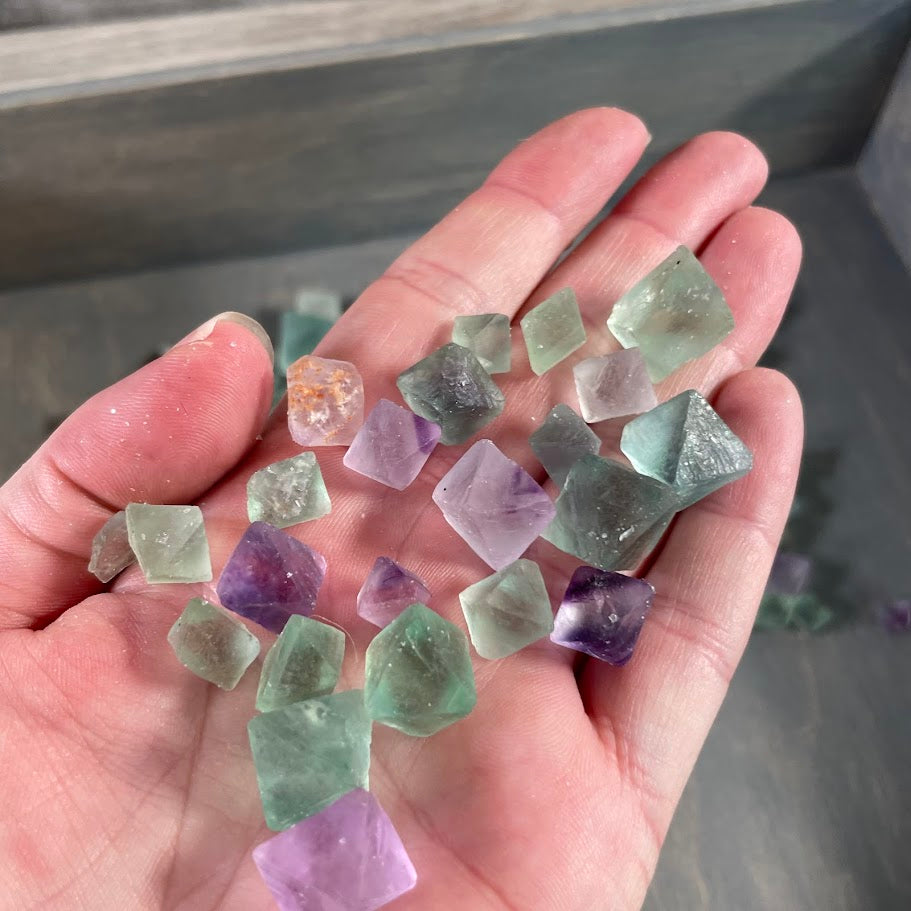 fluorite octahedron bulk lot wholesale