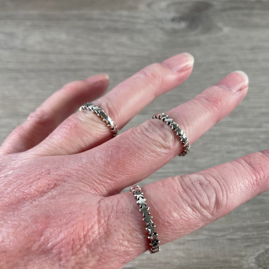Sterling Silver Rings Stacking and Bands