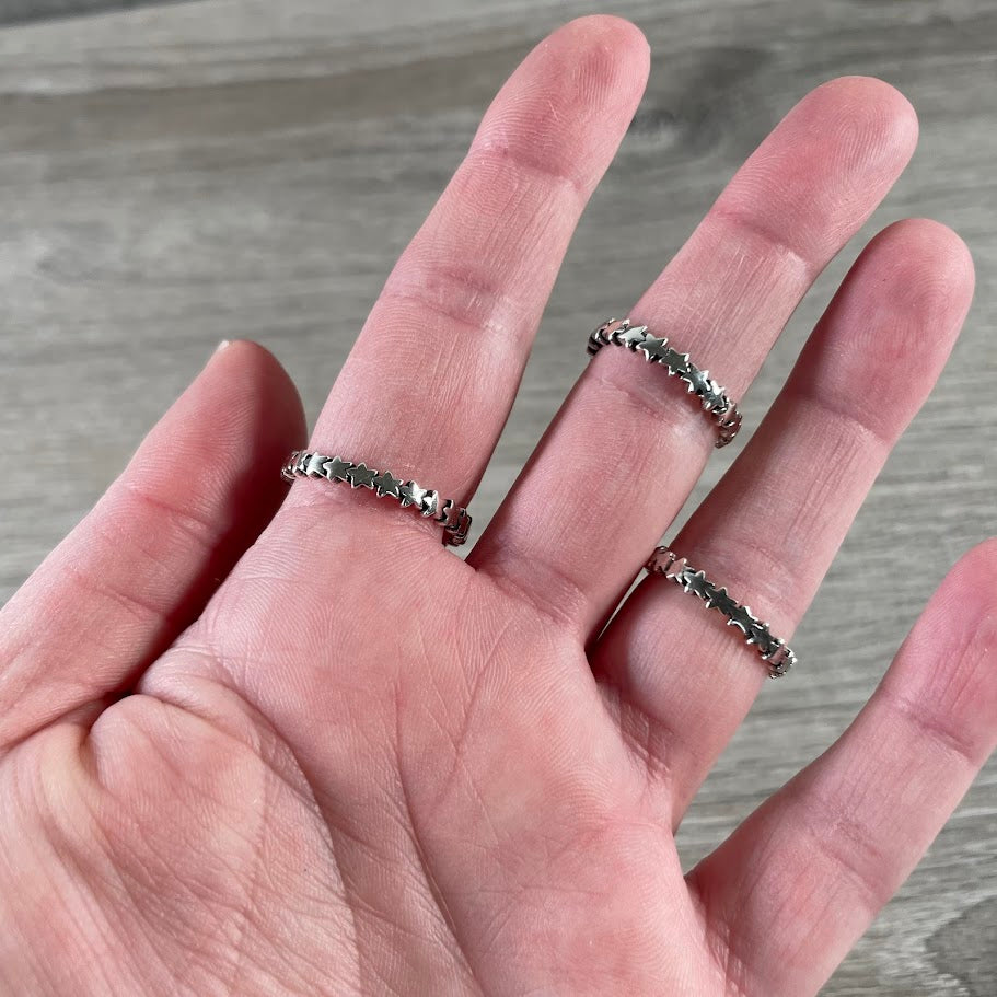 Sterling Silver Rings Stacking and Bands