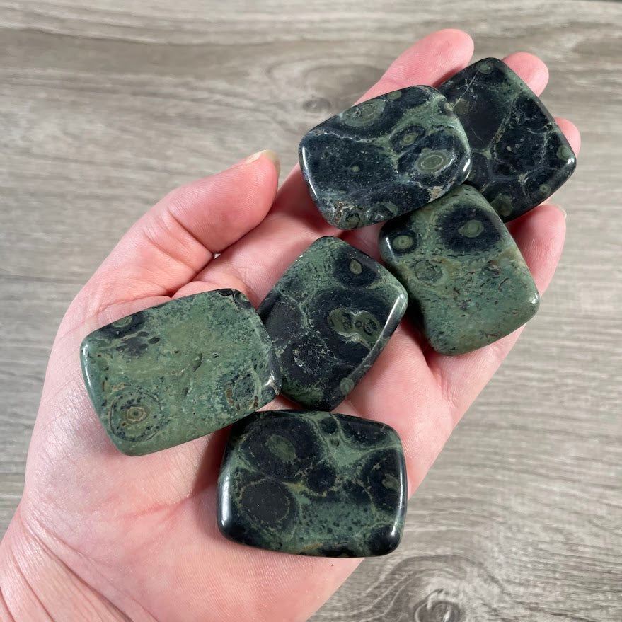 Gemstone Rectangle Worry Stones – Calming Crystals