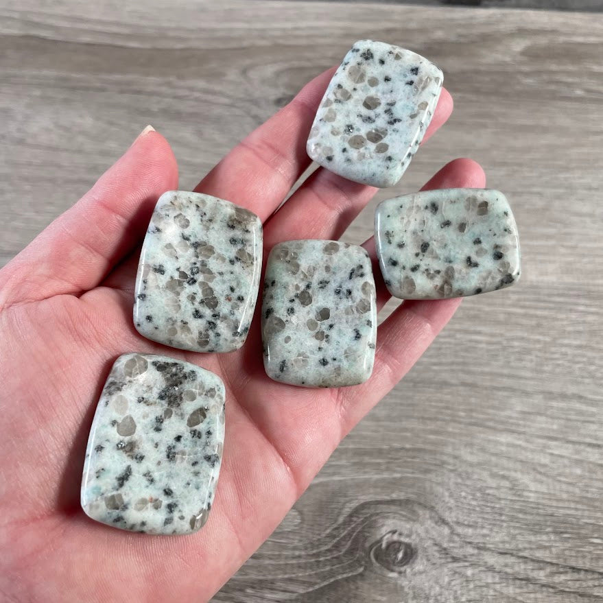 Gemstone Rectangle Worry Stones – Calming Crystals