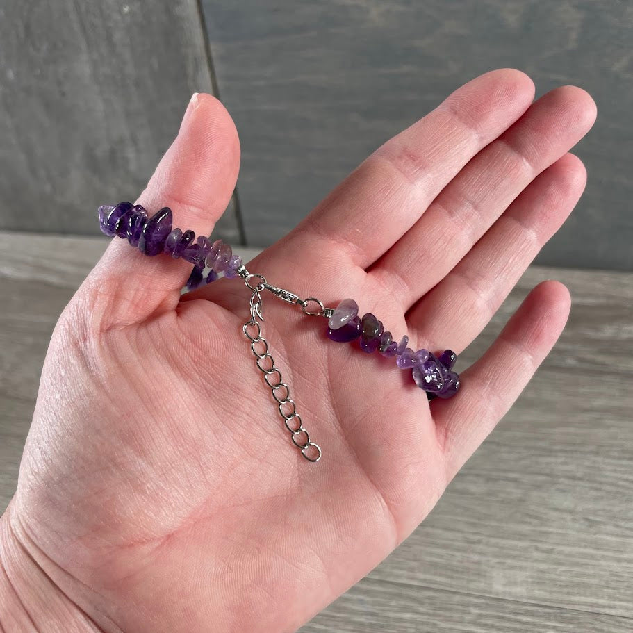 amethyst metaphysical bracelet anklet bulk