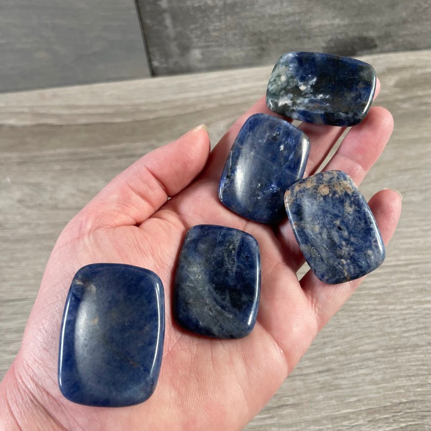 Gemstone Rectangle Worry Stones – Calming Crystals