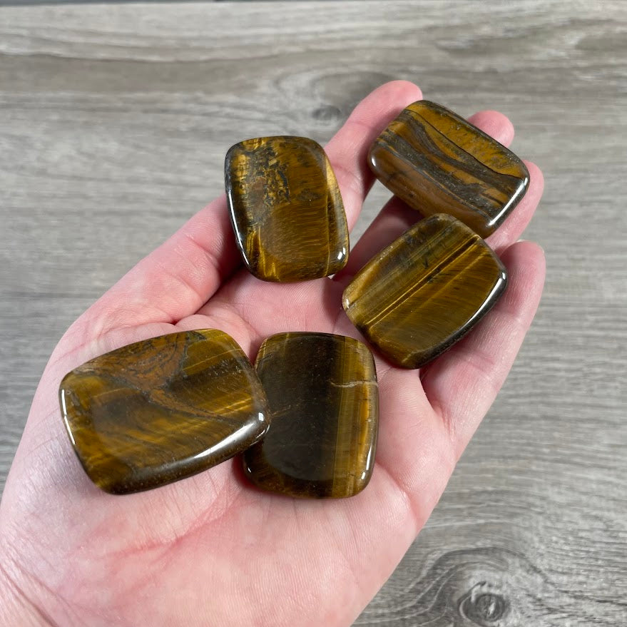 Gemstone Rectangle Worry Stones – Calming Crystals