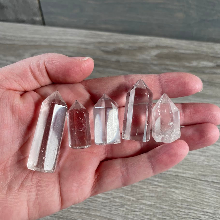 Clear Quartz Healing crystal obelisk for holistic stores