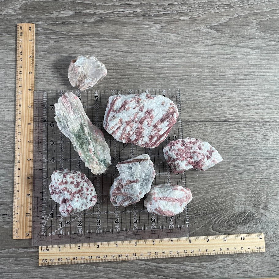 Pink Tourmaline in Quartz Wholesale - 3LB Bulk Lot