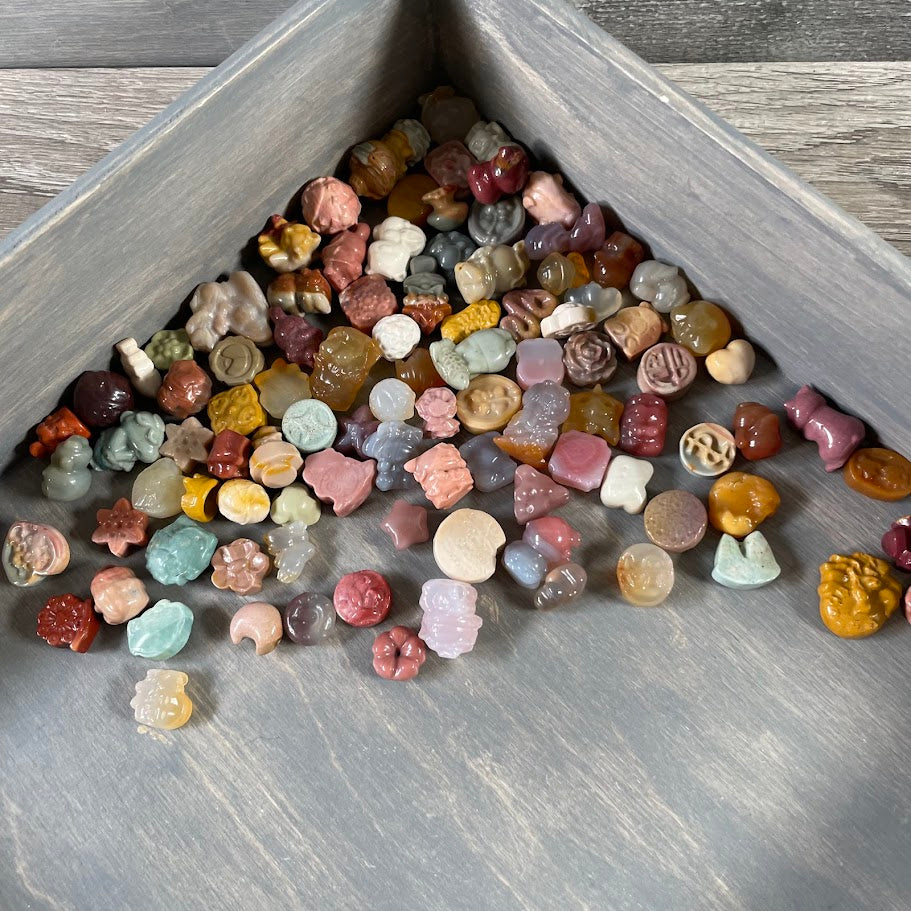 Mini Assorted Crystal Token Figurines – Bulk Gift Shop Supplies