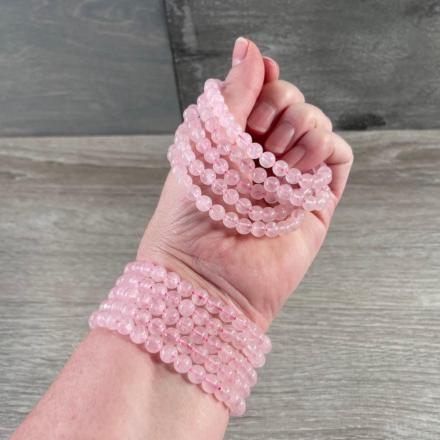 Gemstone Beaded Stretch Bracelets 6mm – Bulk Jewelry