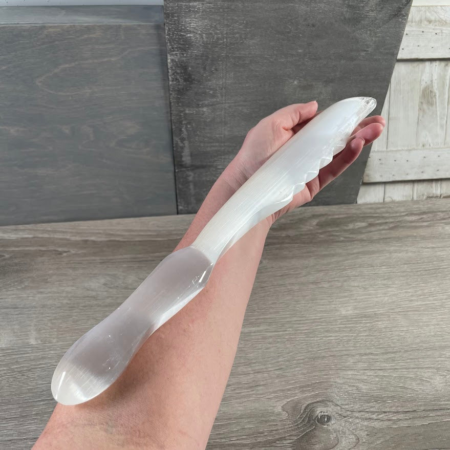 Selenite Polished Wands and Athame Blades – Assorted Styles Metaphysical Shops