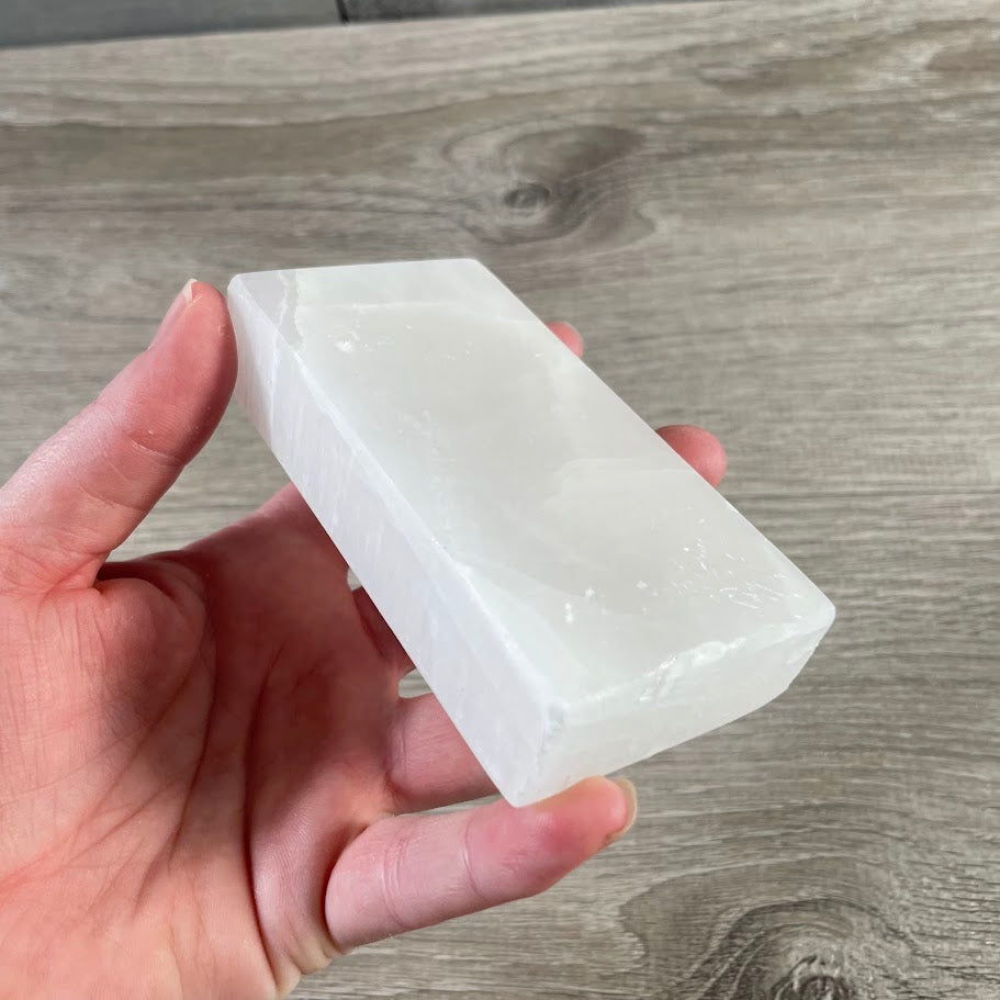 selenite brick for crystal cleansing wholesale