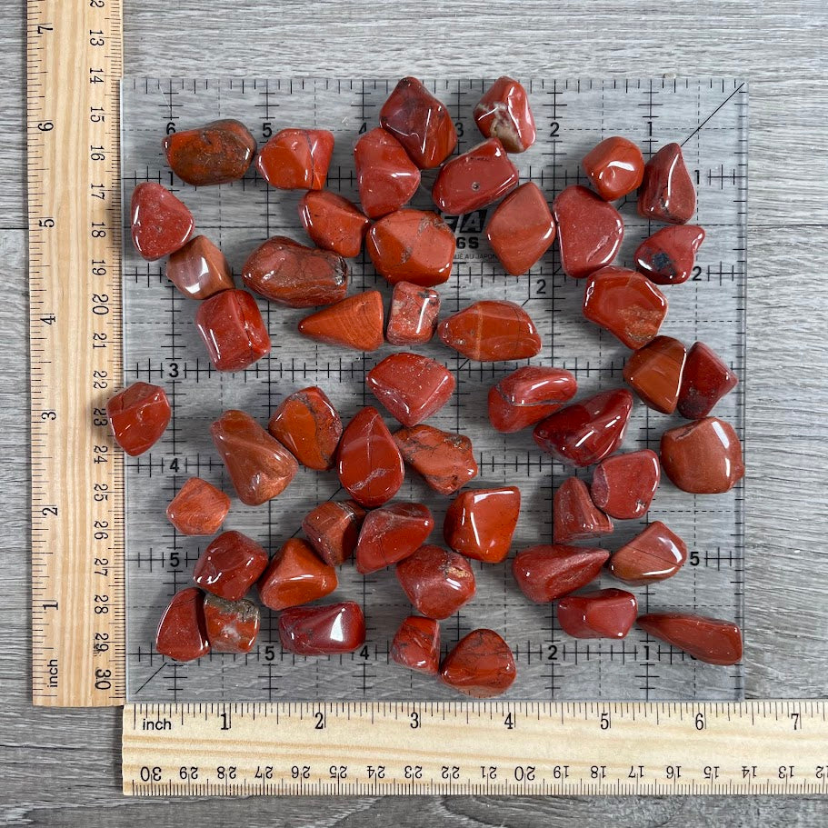 wholesale red jasper tumbled stones 1 pound
