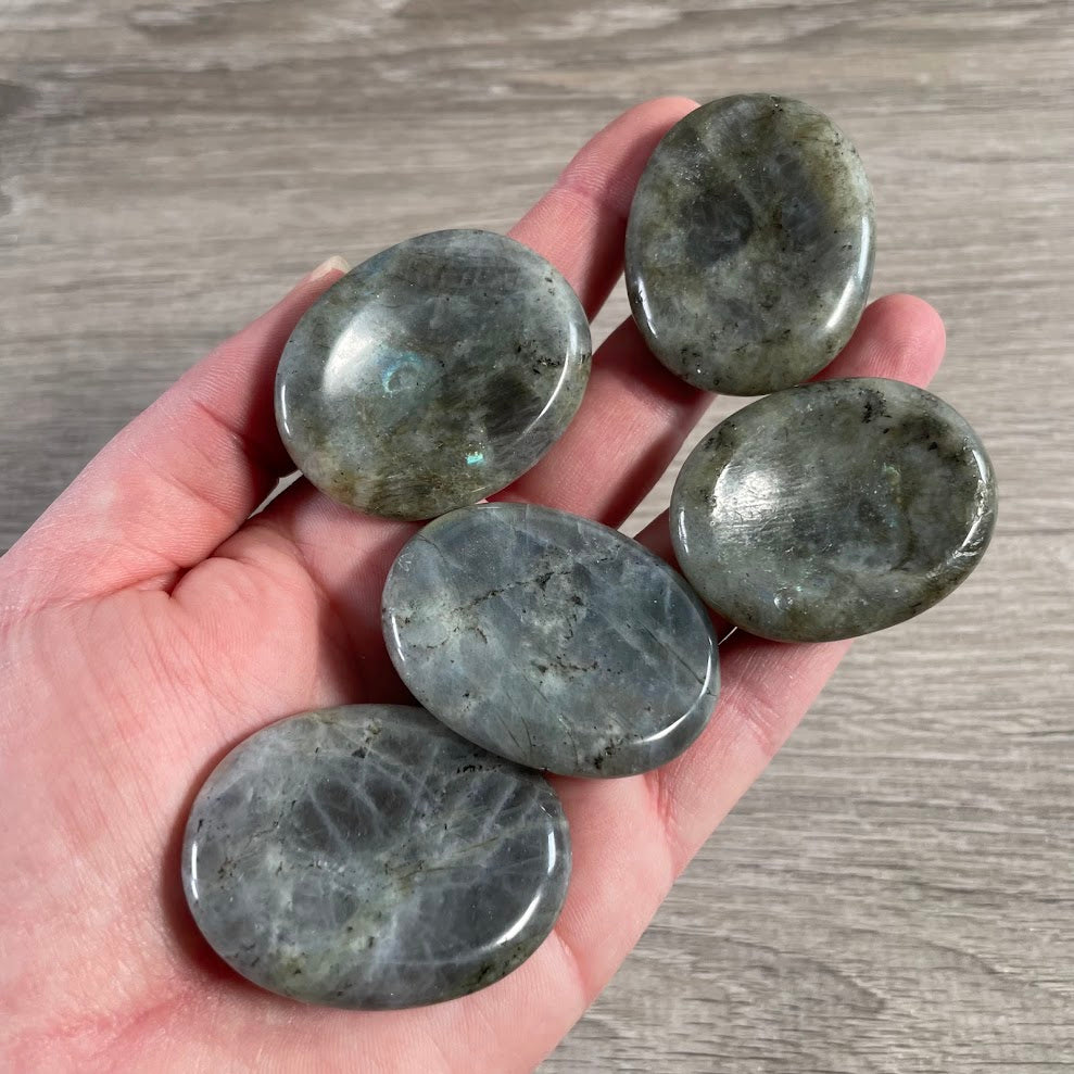 Oval Gemstone Worry Stones – Bulk Polished Pocket Crystals