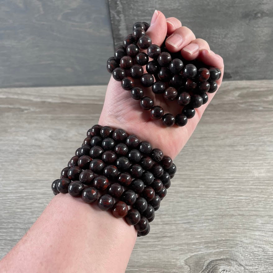 Gemstone Beaded Bracelets 10mm – Crystal Healing Jewelry