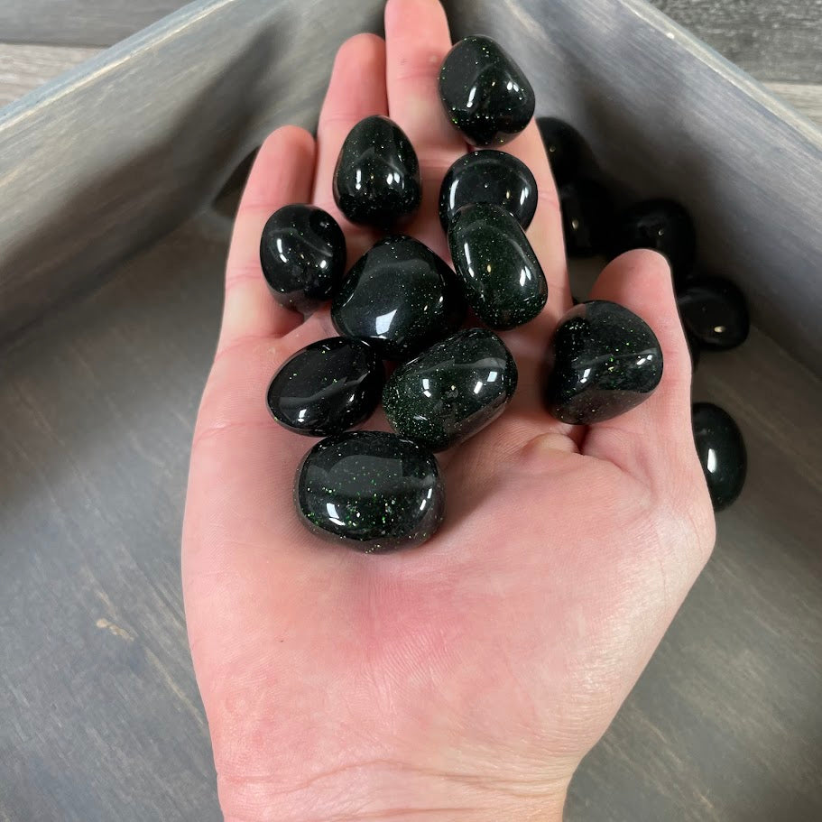 metaphysical shop supply, greem goldstone