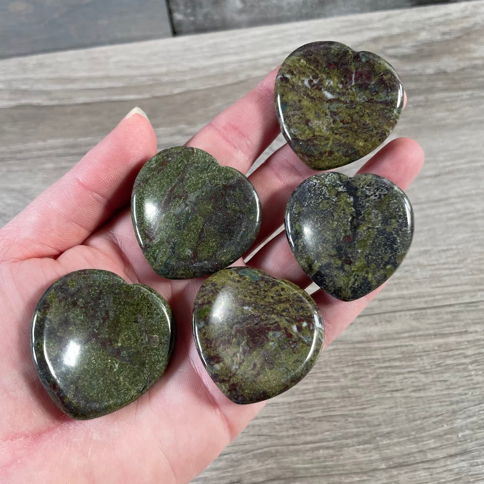 Heart Shaped Worry Stones – Bulk Crystal Pocket Stones