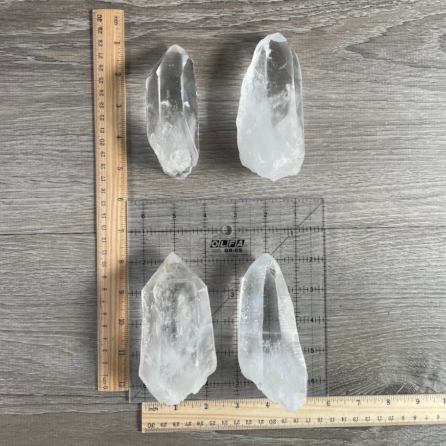 Raw Lemurian Quartz Crystal Points Wholesale – Bulk Lots