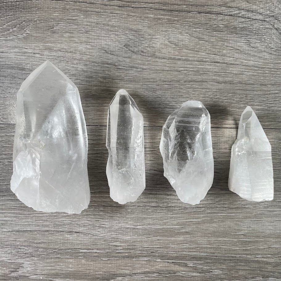 Raw Lemurian Quartz Crystal Points Wholesale – Bulk Lots