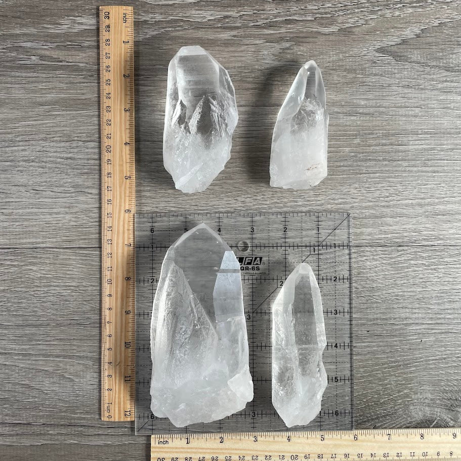 Raw Lemurian Quartz Crystal Points Wholesale – Bulk Lots