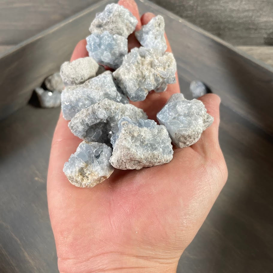 celestite mineral bulk gift shop supply
