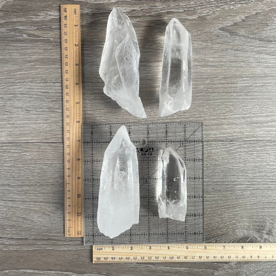 Raw Lemurian Quartz Crystal Points Wholesale – Bulk Lots