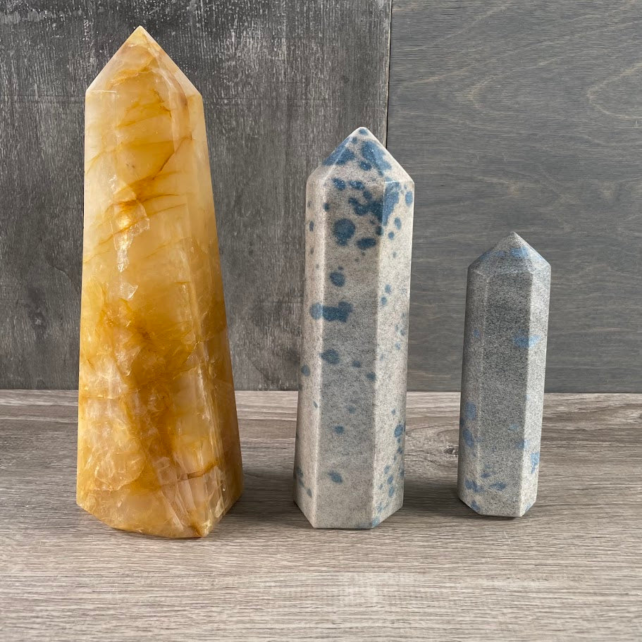 Wholesale gemstone obelisk lots from Madagascar