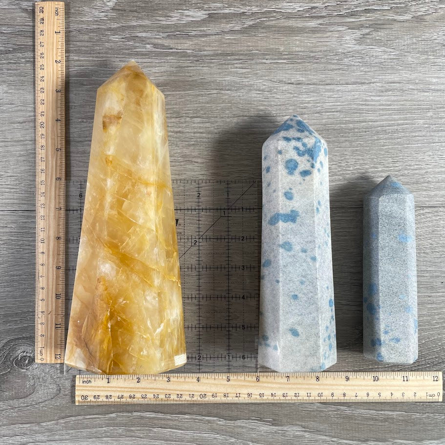 Bulk crystal towers for metaphysical shops