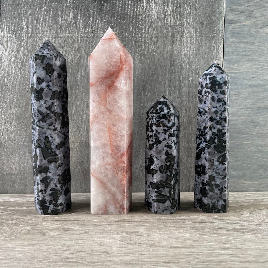 Madagascar crystal tower obelisk wholesale bulk