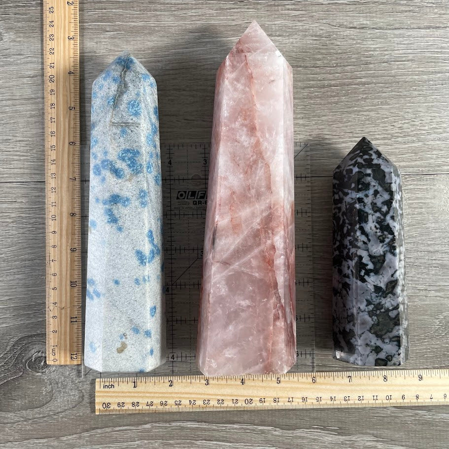 tall pillar wands for crystal shops