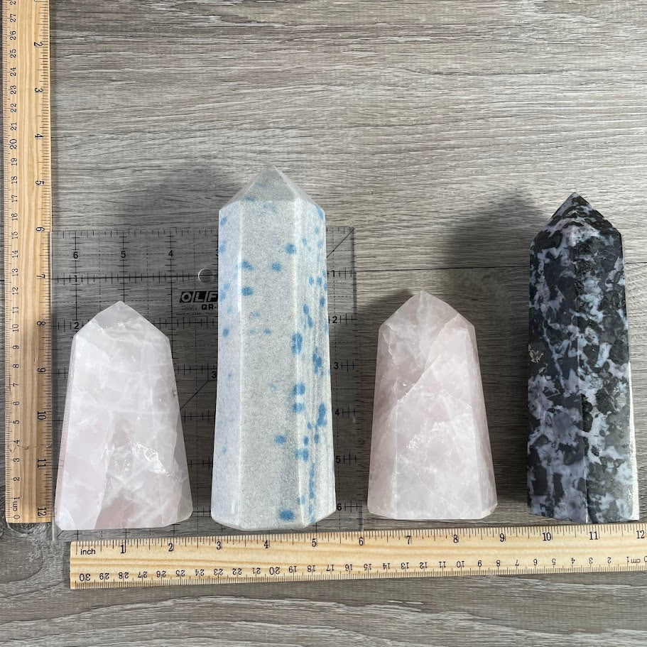 assortment of obeliks for rock shops for bulk purchase