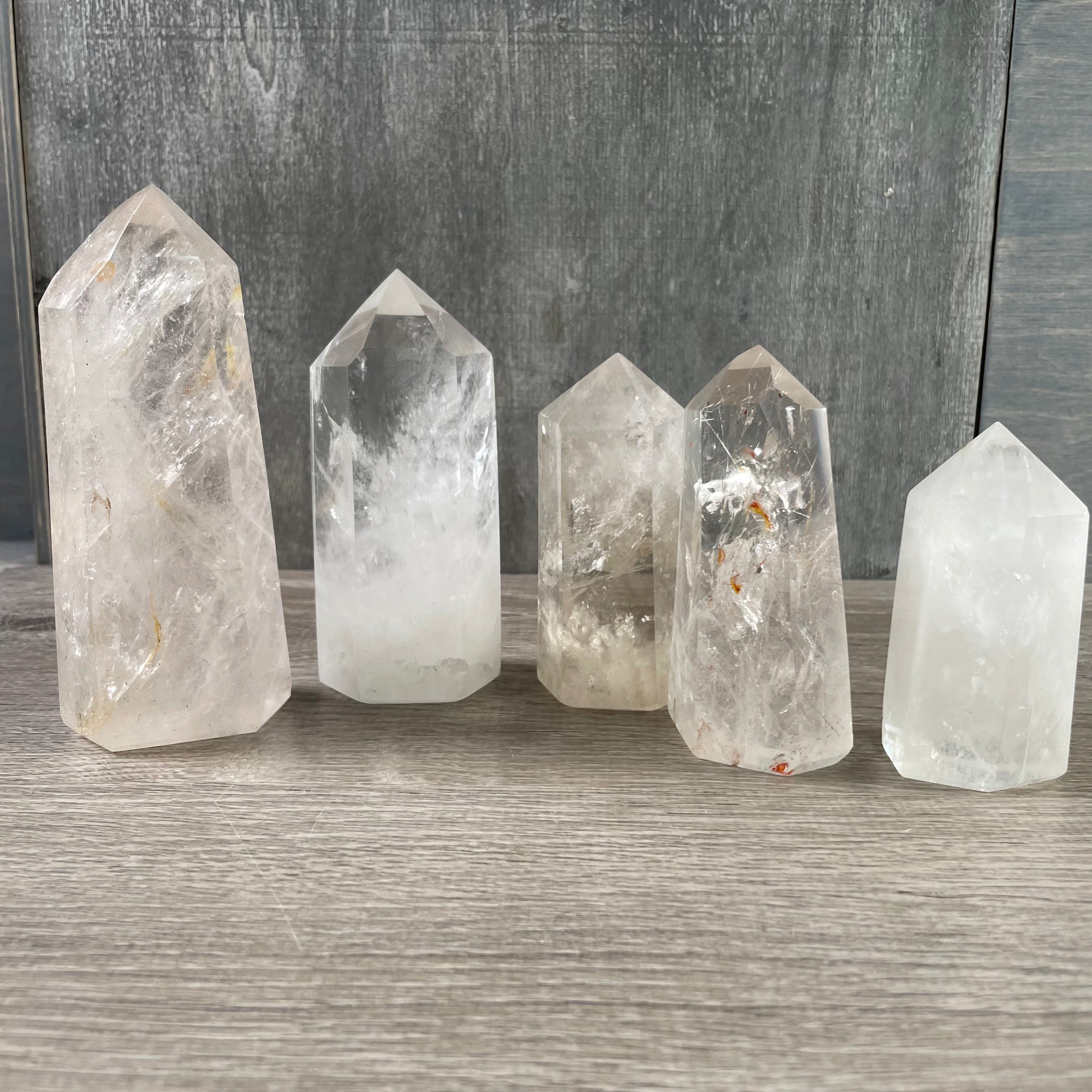 clear quartz alter stones