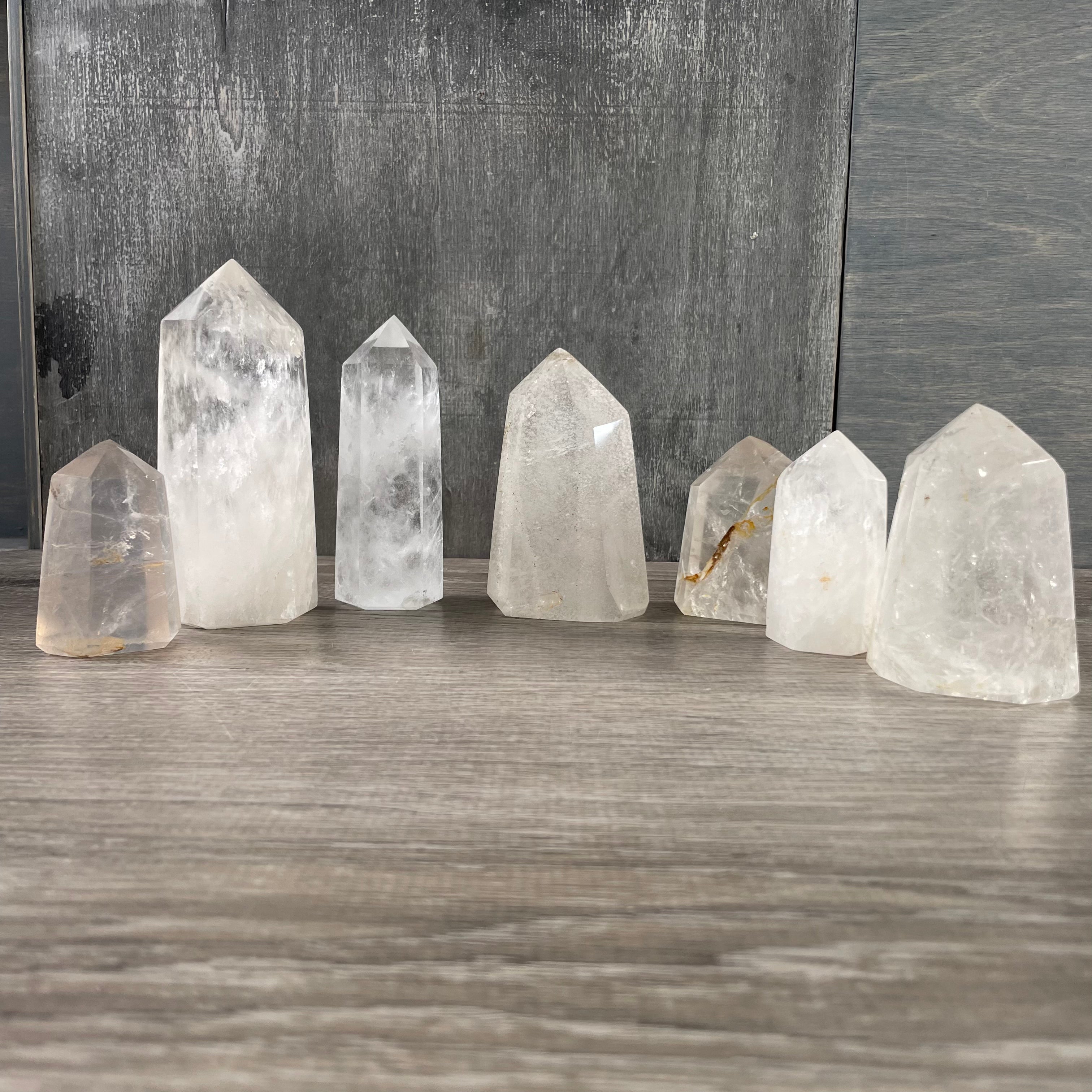 clear quartz wholesale crystal towers in bulk lot