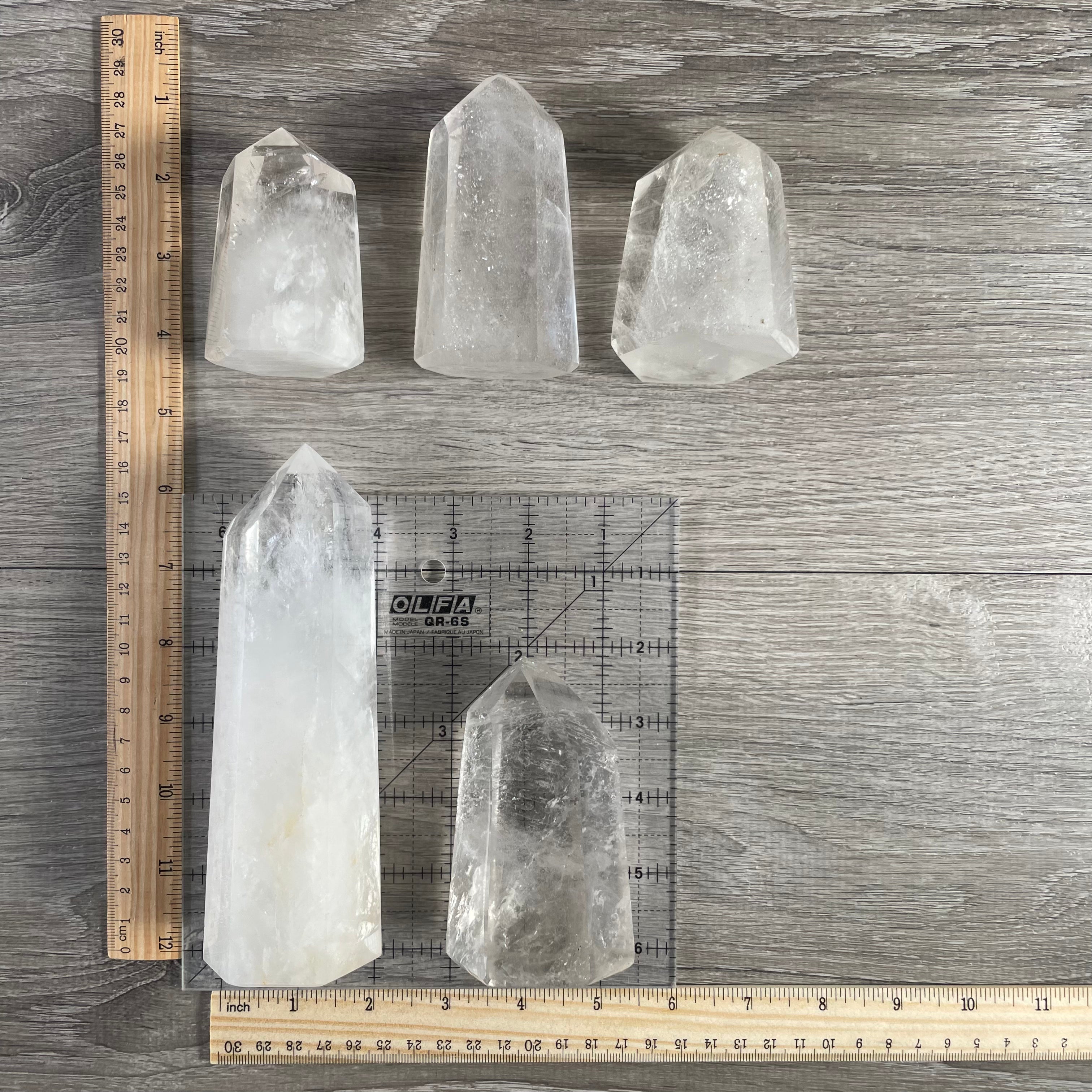 clear quartz madagascar gemstone obelisk wholesale
