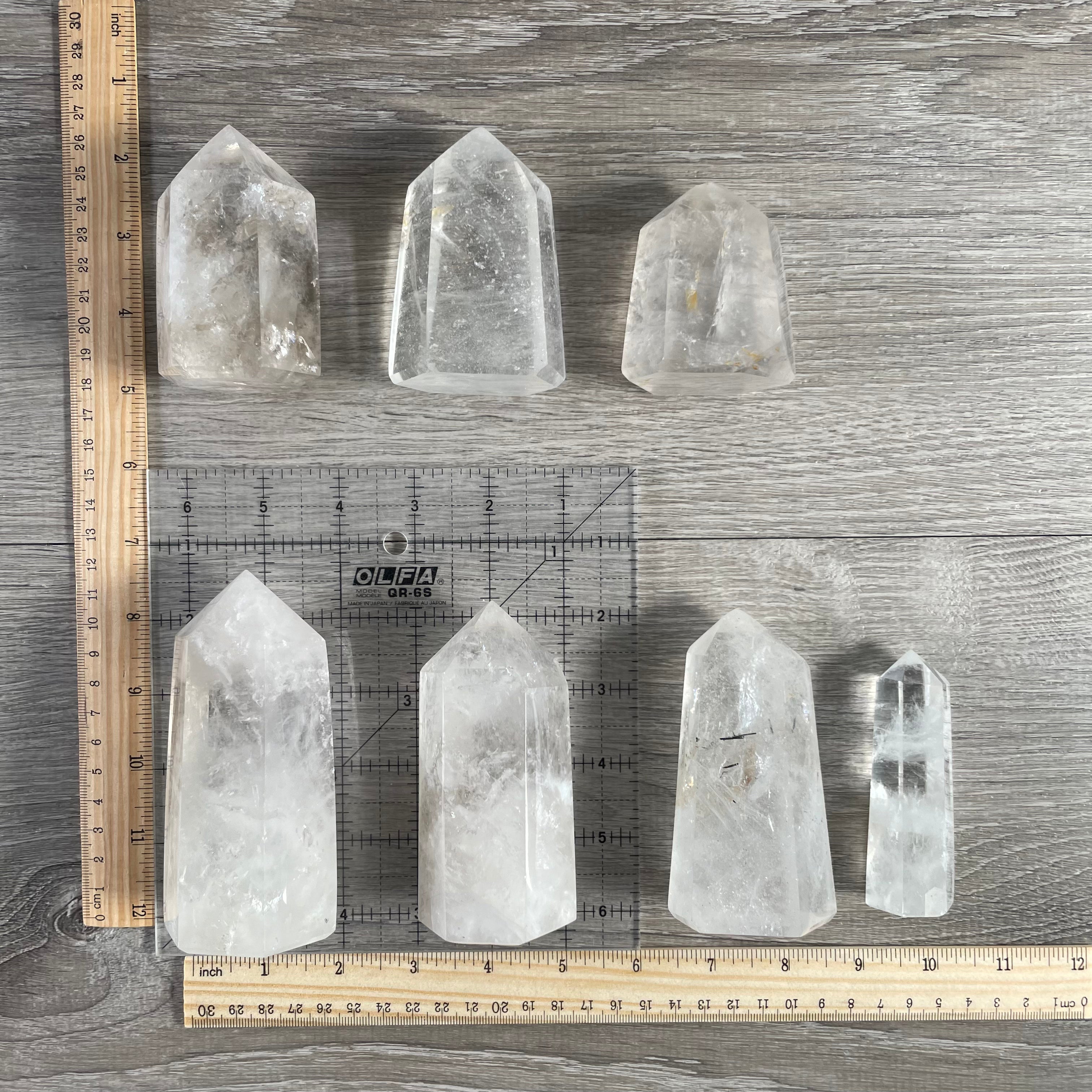 clear quartz Wholesale crystal obelisks from Madagascar
