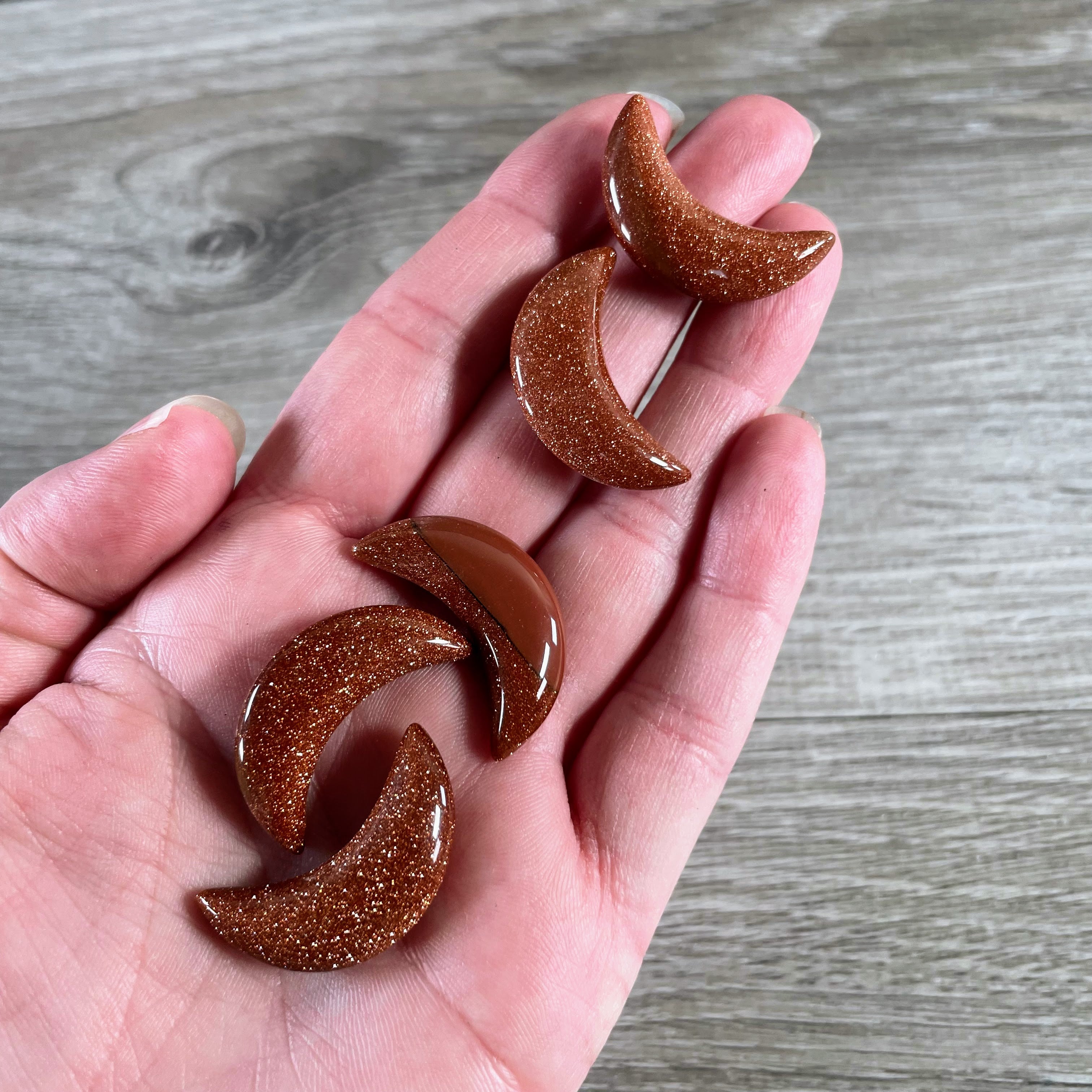 Goldstone celestial crystal carvings wholesale