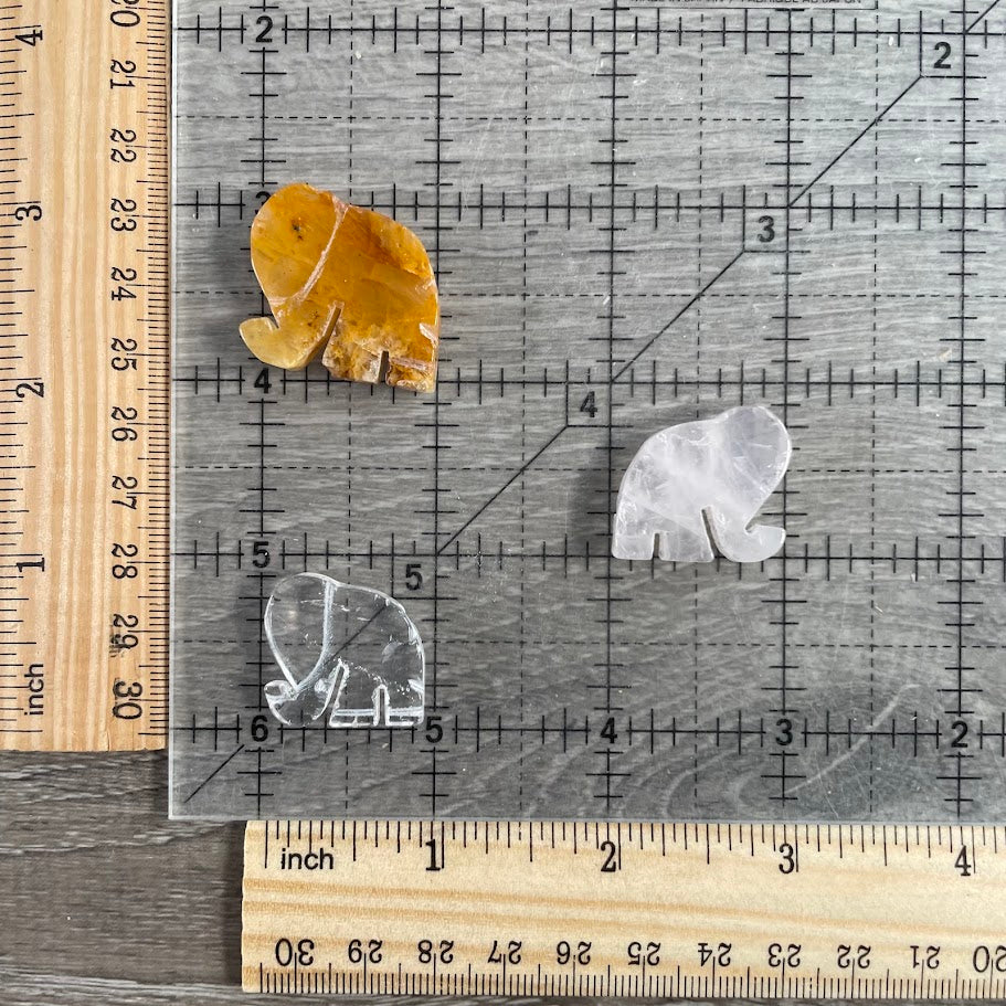 small elephant figurine for crystal shops