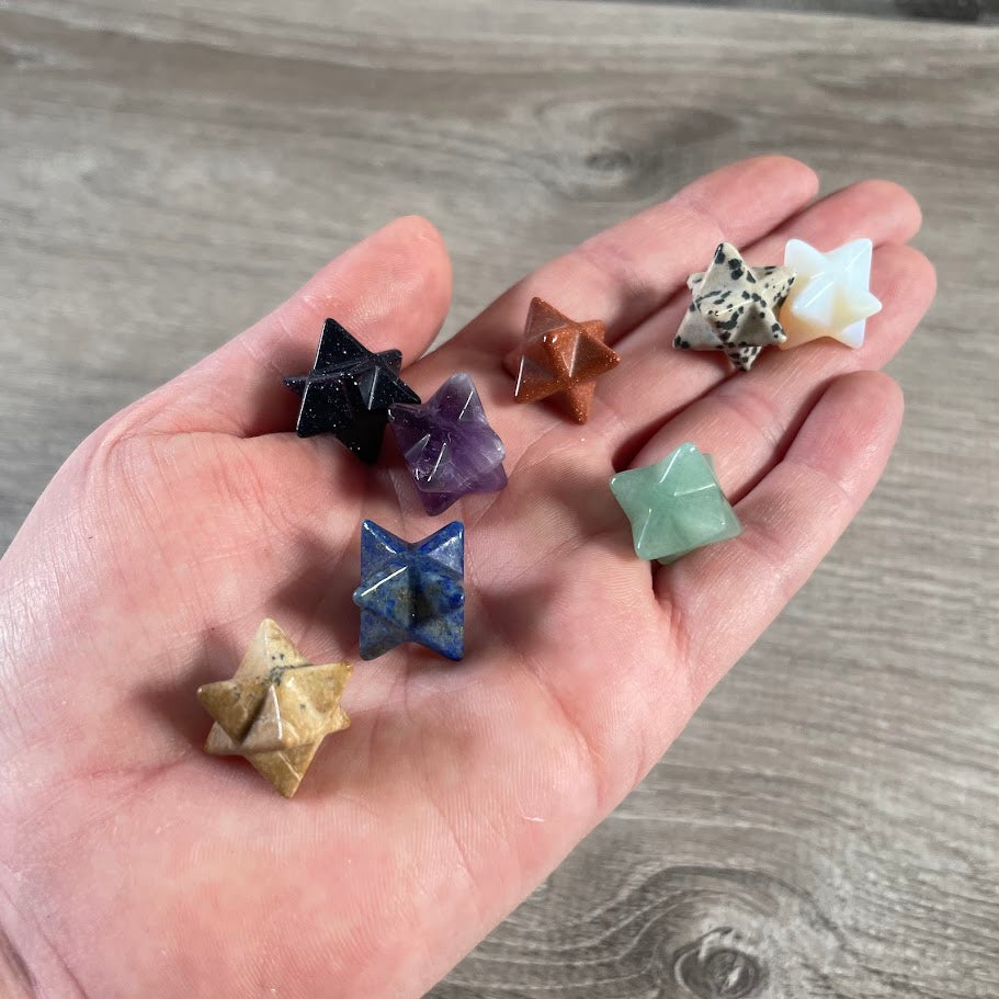 wholesale metaphysical gemstone carvings merkaba star