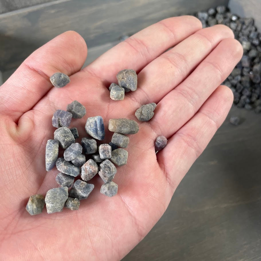 Raw sapphire stones 1lb bulk lot for jewelry and crystal healing