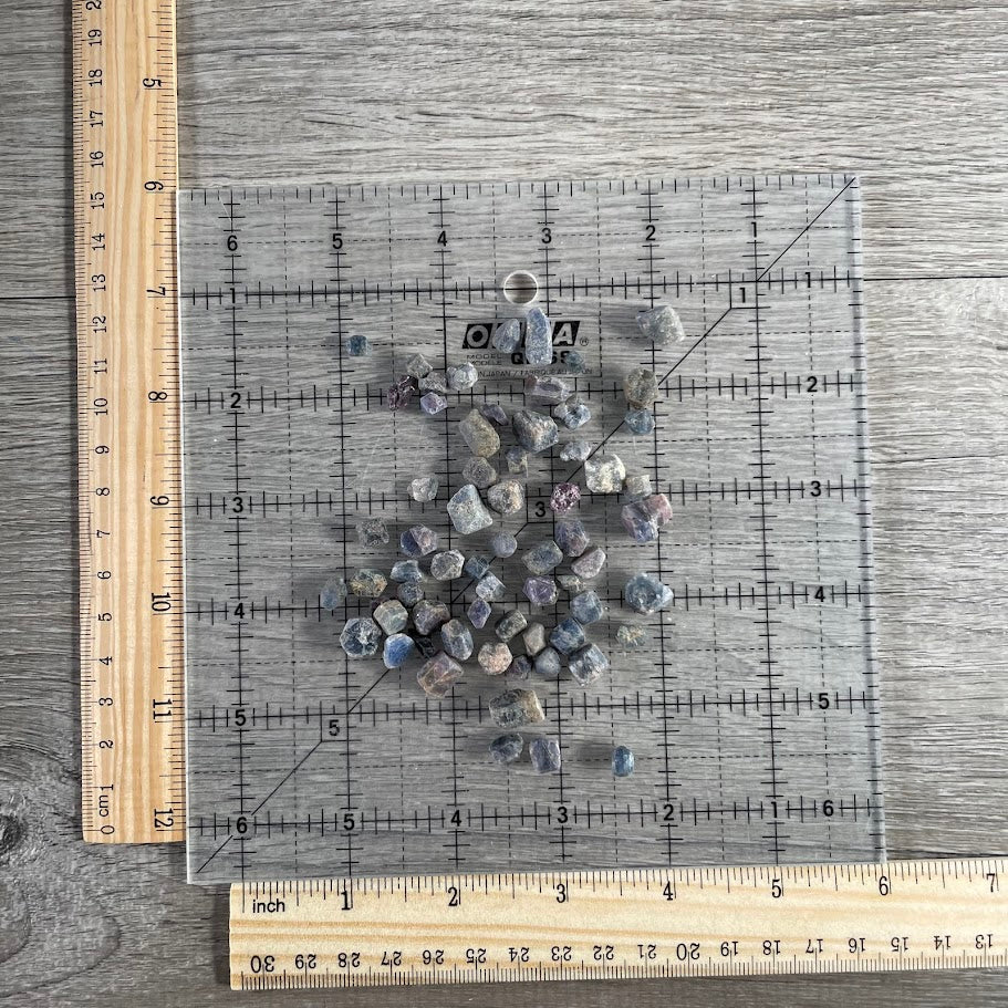 Raw Sapphire Stones Wholesale - 1LB Bulk Lot