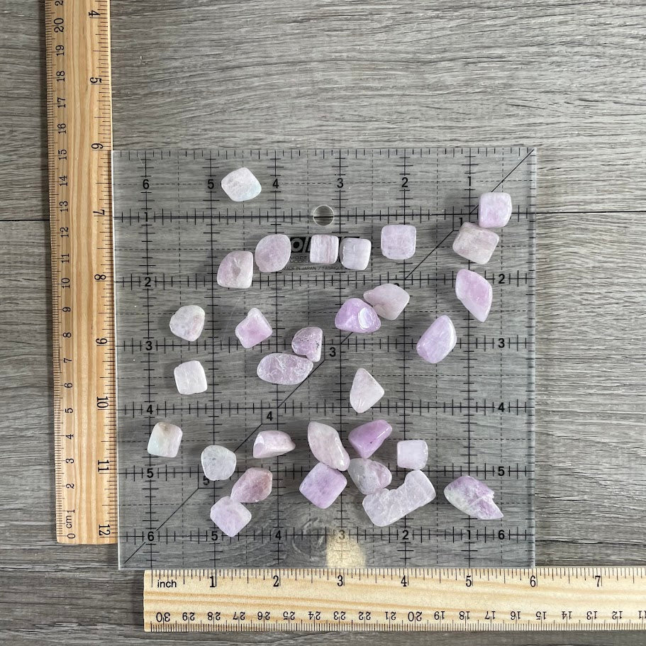 Kunzite crystal bulk lot polished 1 LB wholesale