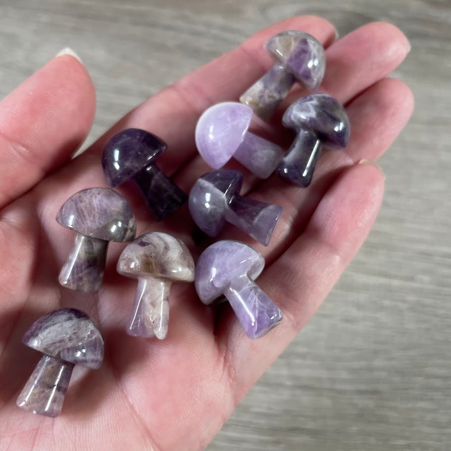 Small Gemstone Mushrooms for Crystal and Gift Shops