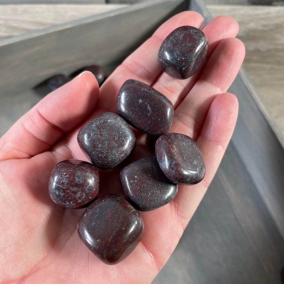 tumbled hematite with red jasper stone bulk wholesale