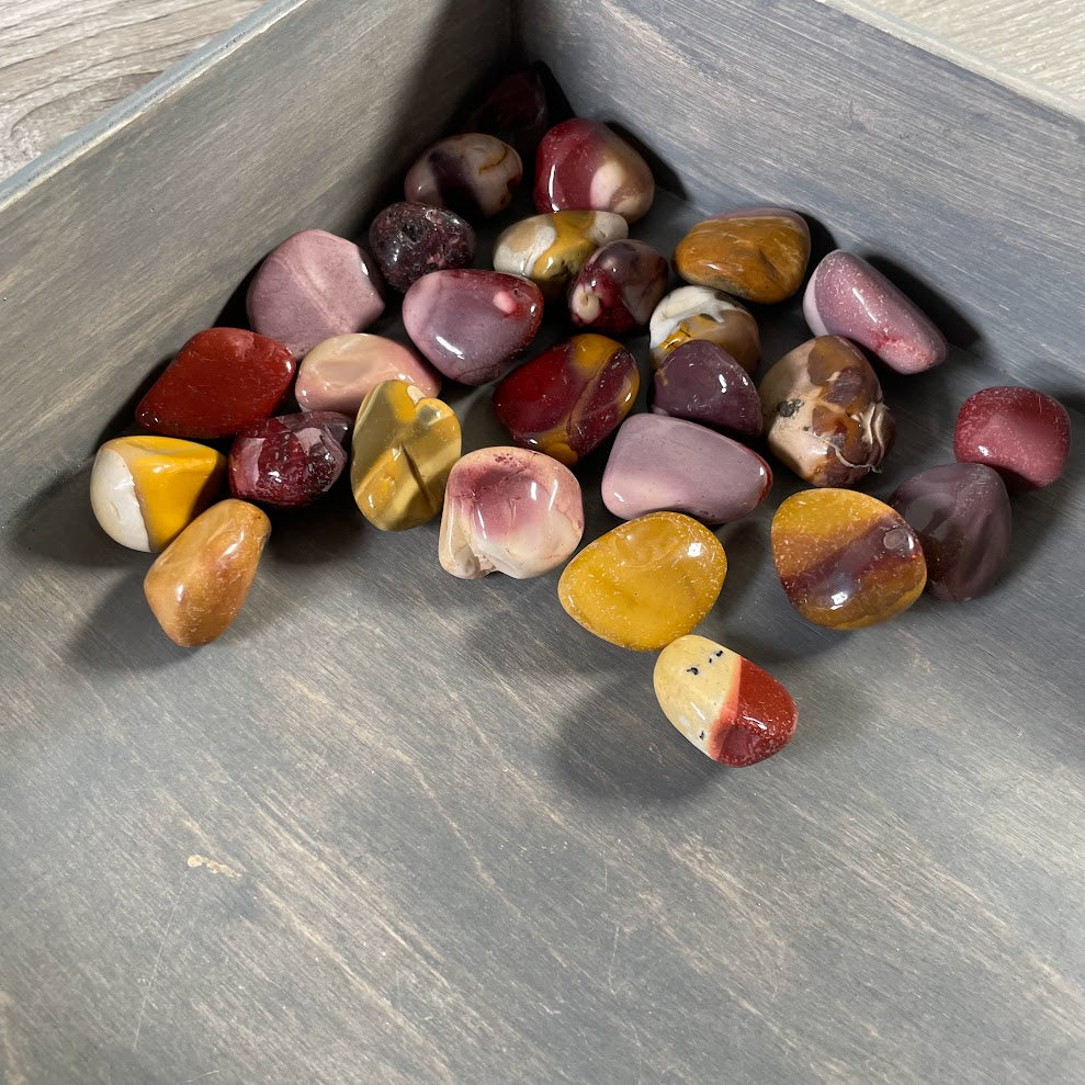 Mookaite Jasper Tumbled Stones – 1 Pound Lot Rock Shops