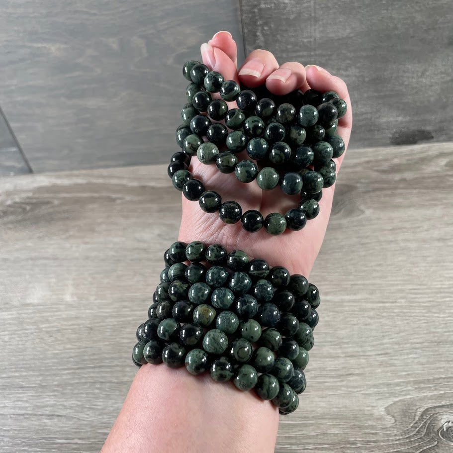Kambaba Jasper wholesale gemstone bracelet for crystal gift store
